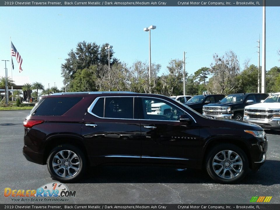 2019 Chevrolet Traverse Premier Black Current Metallic / Dark Atmosphere/Medium Ash Gray Photo #6
