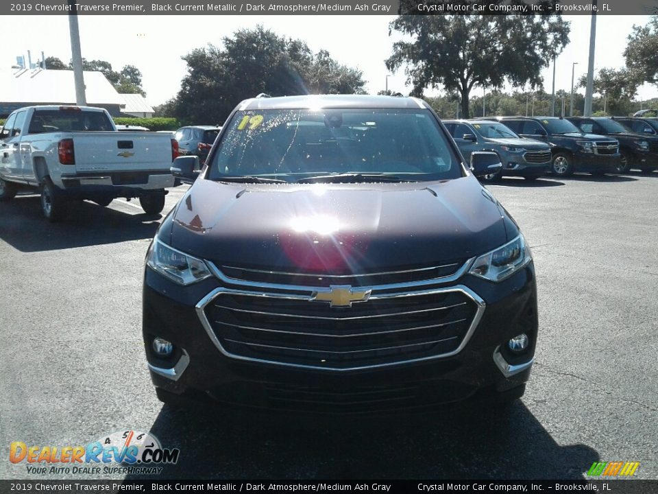 2019 Chevrolet Traverse Premier Black Current Metallic / Dark Atmosphere/Medium Ash Gray Photo #8