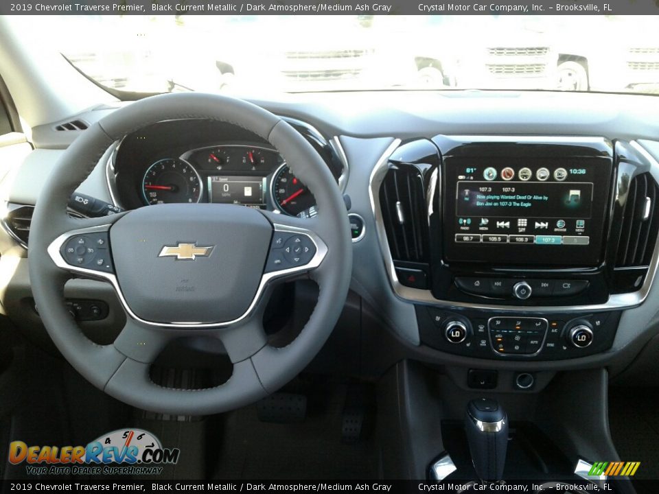 2019 Chevrolet Traverse Premier Black Current Metallic / Dark Atmosphere/Medium Ash Gray Photo #13