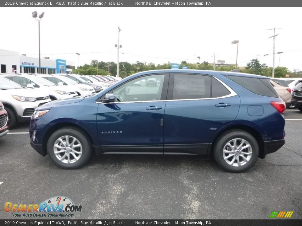 2019 Chevrolet Equinox LT AWD Pacific Blue Metallic / Jet Black Photo #2