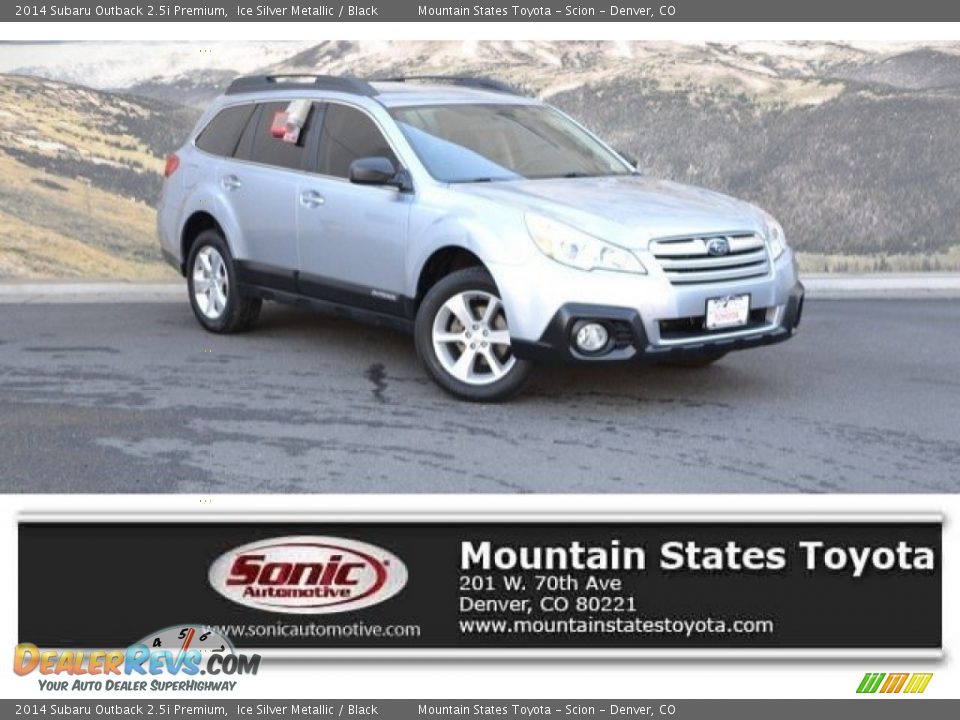 2014 Subaru Outback 2.5i Premium Ice Silver Metallic / Black Photo #1