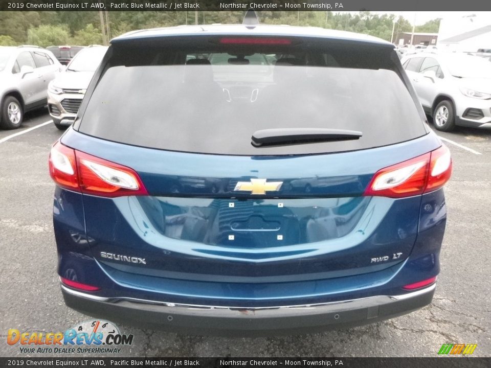 2019 Chevrolet Equinox LT AWD Pacific Blue Metallic / Jet Black Photo #4
