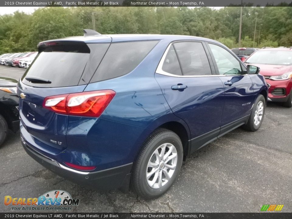 2019 Chevrolet Equinox LT AWD Pacific Blue Metallic / Jet Black Photo #5