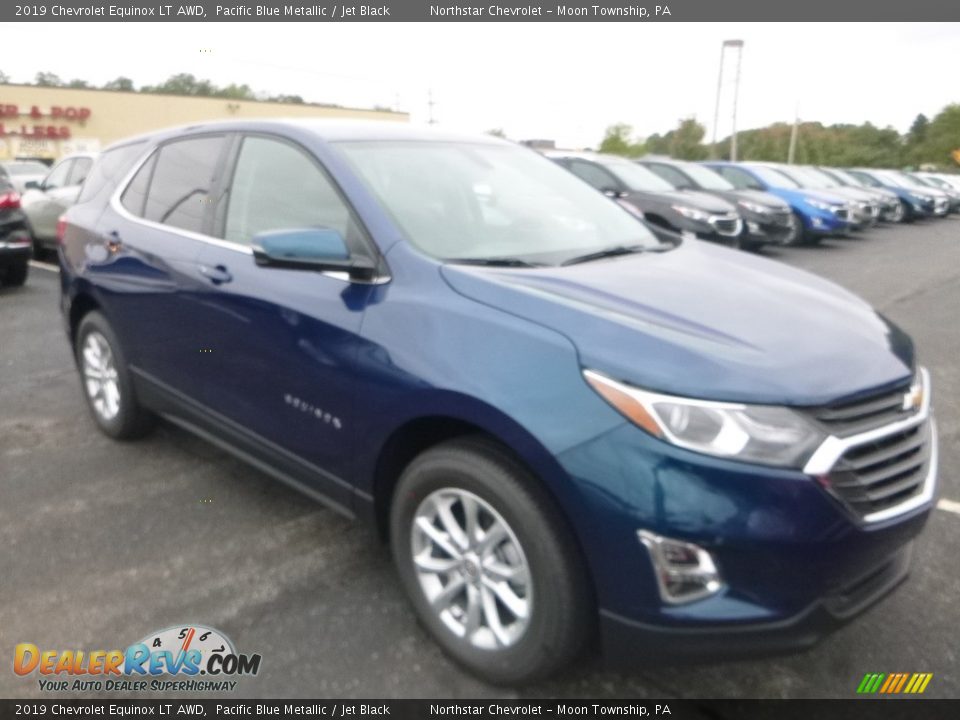 2019 Chevrolet Equinox LT AWD Pacific Blue Metallic / Jet Black Photo #7