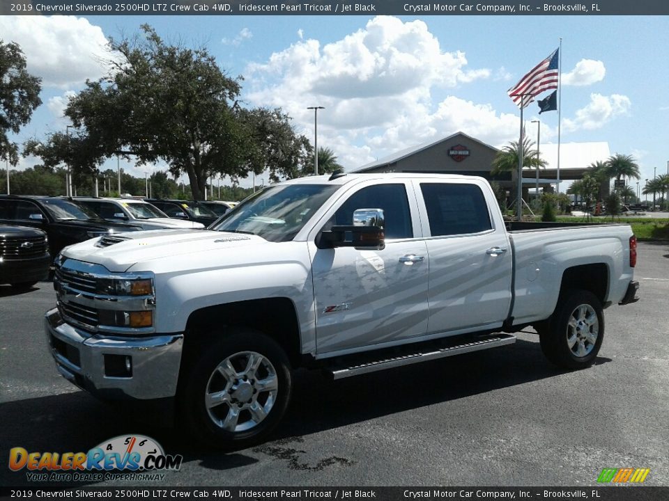 2019 Chevrolet Silverado 2500HD LTZ Crew Cab 4WD Iridescent Pearl Tricoat / Jet Black Photo #1