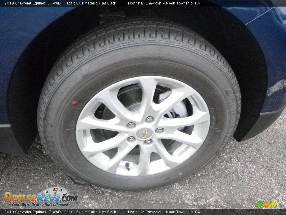 2019 Chevrolet Equinox LT AWD Pacific Blue Metallic / Jet Black Photo #9