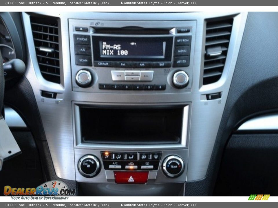 2014 Subaru Outback 2.5i Premium Ice Silver Metallic / Black Photo #14