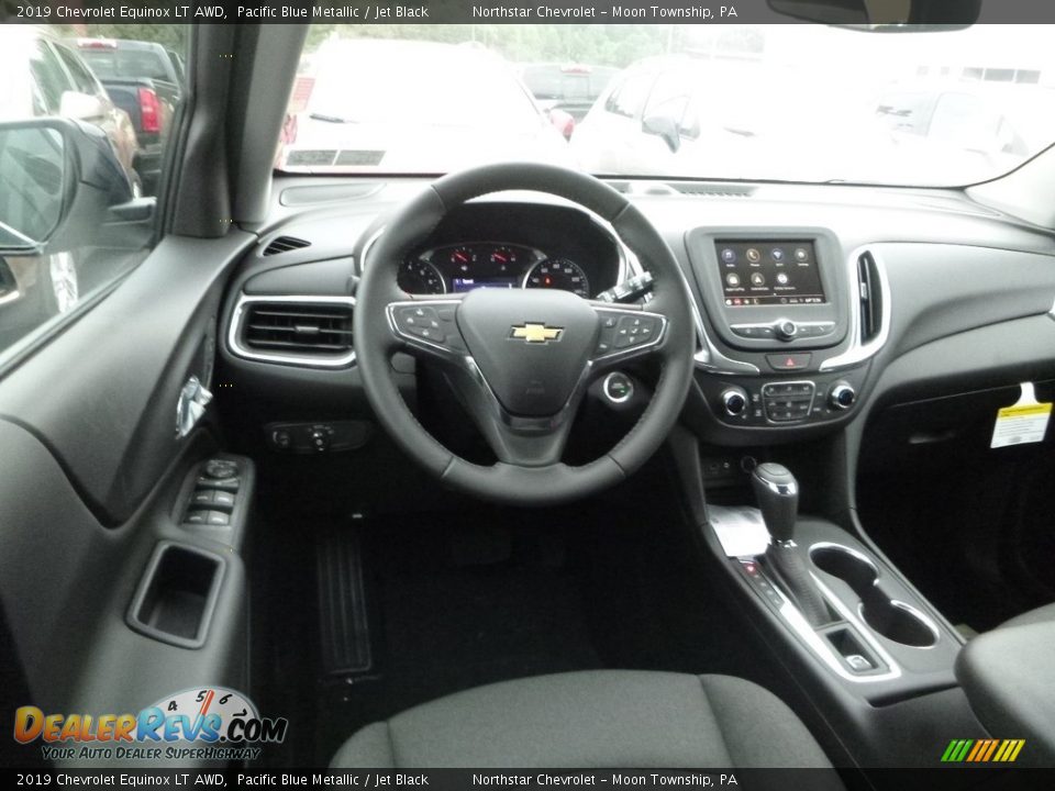 2019 Chevrolet Equinox LT AWD Pacific Blue Metallic / Jet Black Photo #12