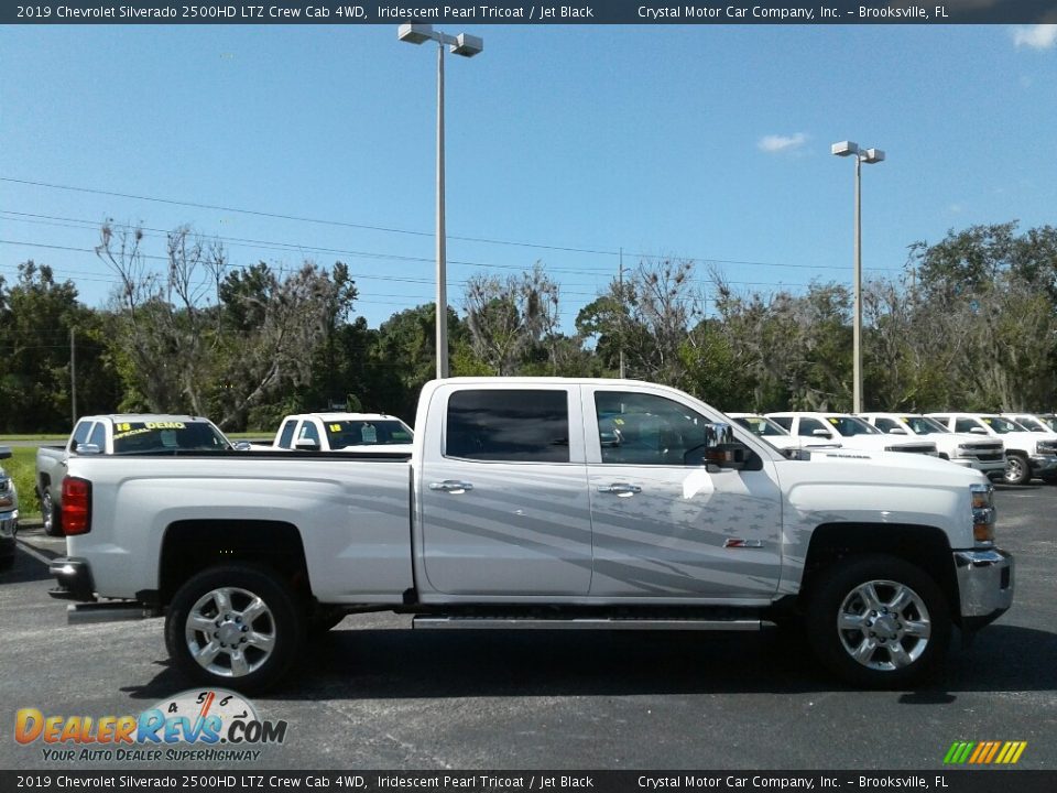 2019 Chevrolet Silverado 2500HD LTZ Crew Cab 4WD Iridescent Pearl Tricoat / Jet Black Photo #6
