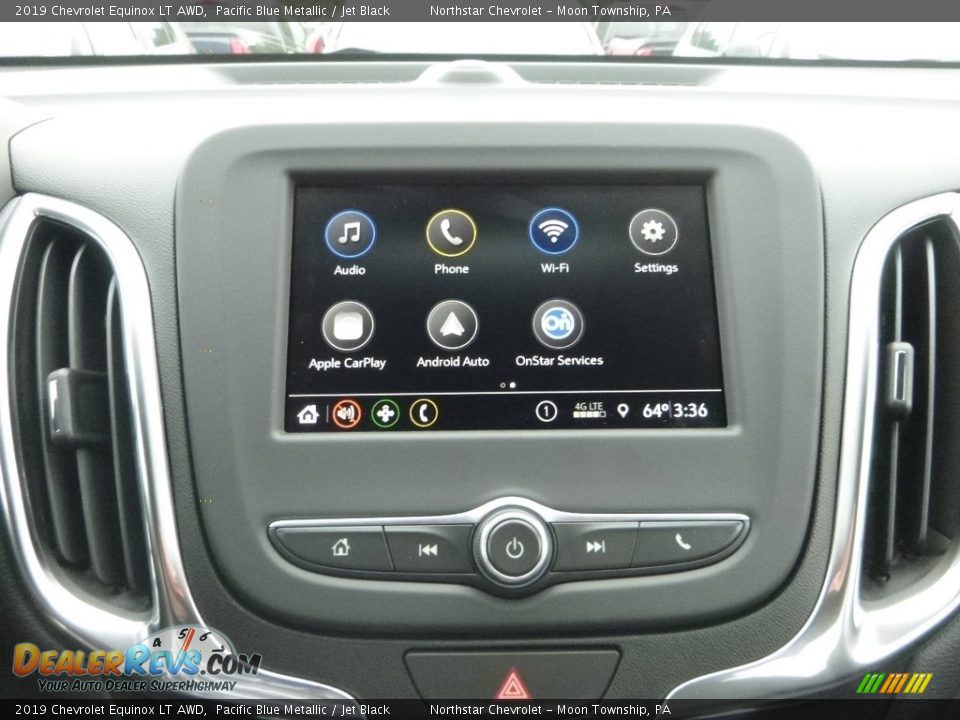 2019 Chevrolet Equinox LT AWD Pacific Blue Metallic / Jet Black Photo #16