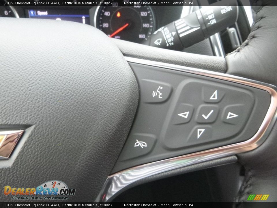 2019 Chevrolet Equinox LT AWD Pacific Blue Metallic / Jet Black Photo #19