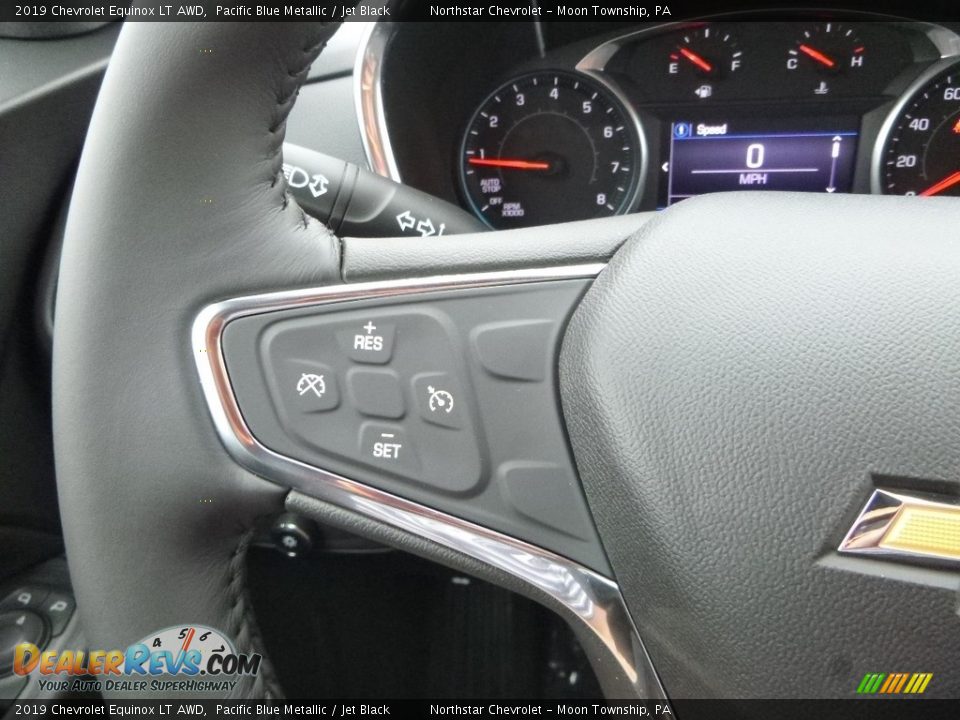 2019 Chevrolet Equinox LT AWD Pacific Blue Metallic / Jet Black Photo #20