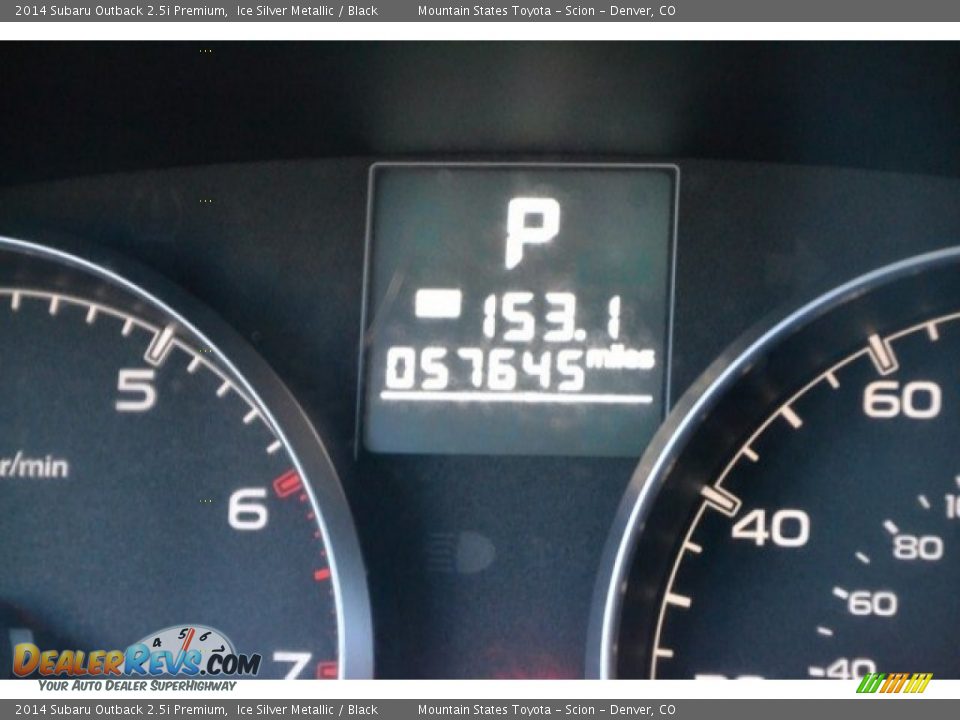 2014 Subaru Outback 2.5i Premium Ice Silver Metallic / Black Photo #29