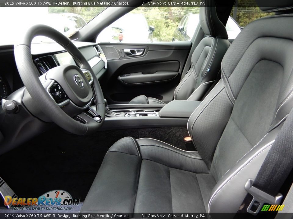 Front Seat of 2019 Volvo XC60 T6 AWD R-Design Photo #7
