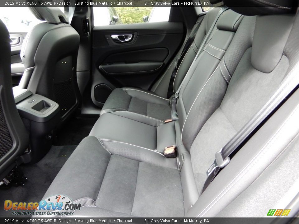 Rear Seat of 2019 Volvo XC60 T6 AWD R-Design Photo #8