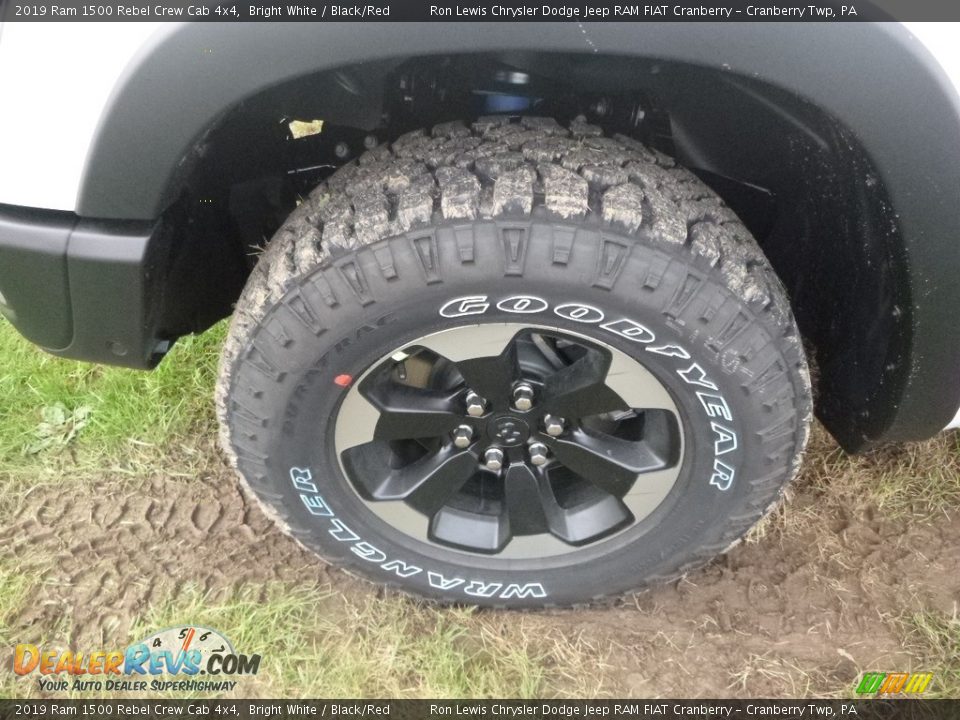 2019 Ram 1500 Rebel Crew Cab 4x4 Bright White / Black/Red Photo #2