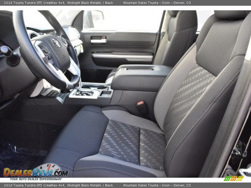 2019 Toyota Tundra SR5 CrewMax 4x4 Midnight Black Metallic / Black Photo #6