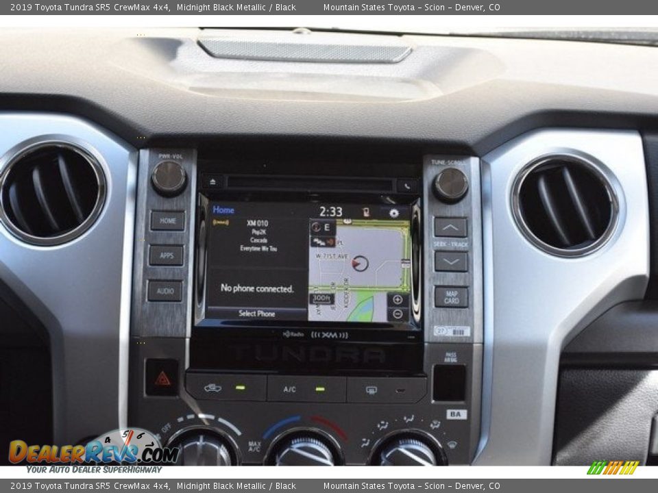 2019 Toyota Tundra SR5 CrewMax 4x4 Midnight Black Metallic / Black Photo #9