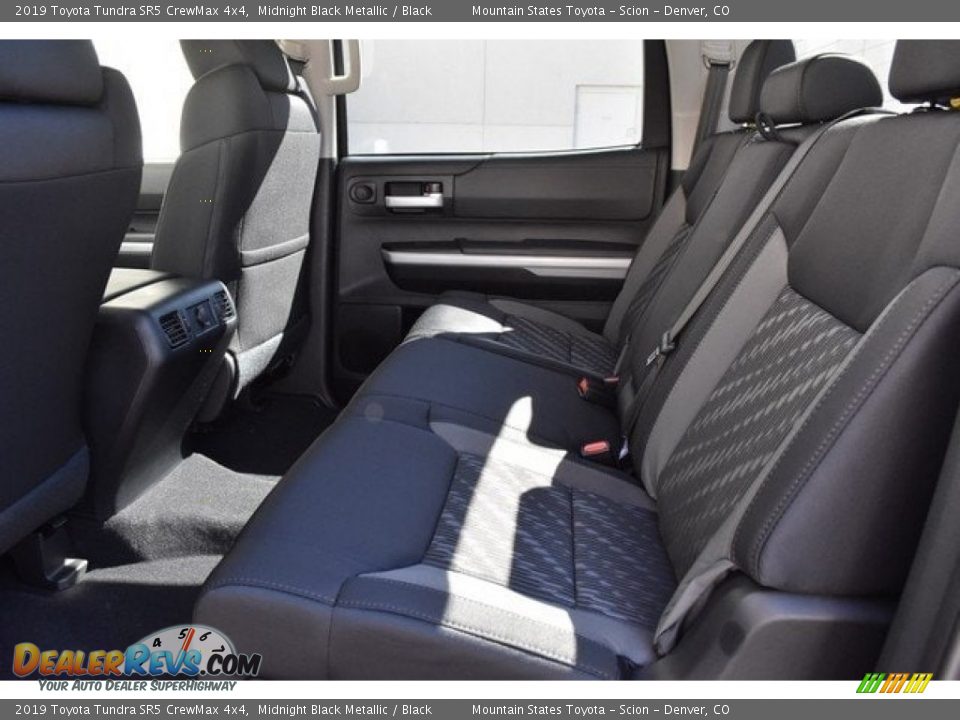 2019 Toyota Tundra SR5 CrewMax 4x4 Midnight Black Metallic / Black Photo #14