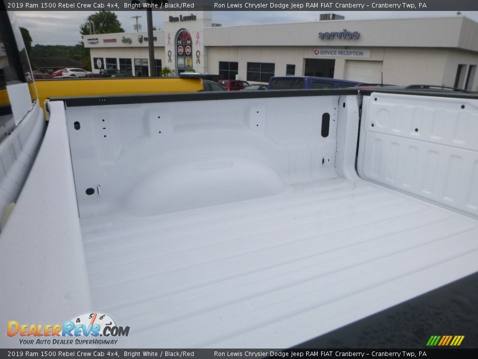 2019 Ram 1500 Rebel Crew Cab 4x4 Bright White / Black/Red Photo #11
