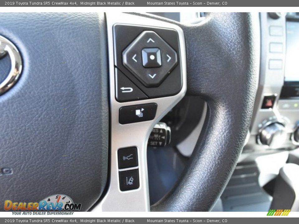 2019 Toyota Tundra SR5 CrewMax 4x4 Midnight Black Metallic / Black Photo #26