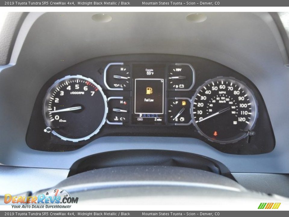 2019 Toyota Tundra SR5 CrewMax 4x4 Midnight Black Metallic / Black Photo #27