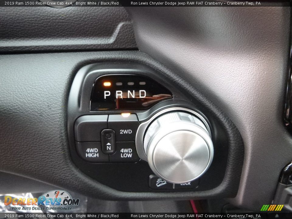 2019 Ram 1500 Rebel Crew Cab 4x4 Bright White / Black/Red Photo #20