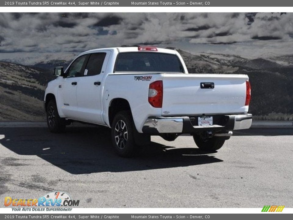 2019 Toyota Tundra SR5 CrewMax 4x4 Super White / Graphite Photo #3