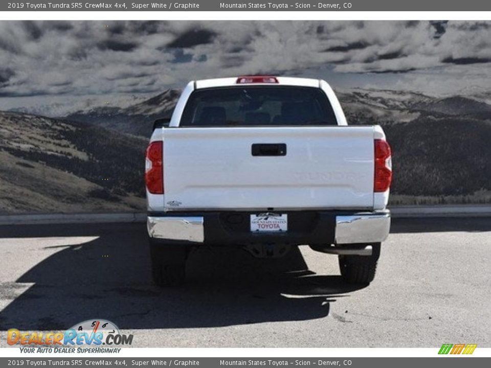 2019 Toyota Tundra SR5 CrewMax 4x4 Super White / Graphite Photo #4