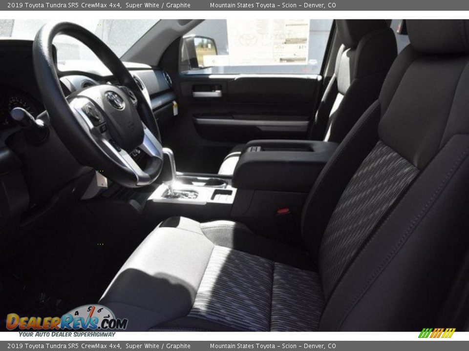 2019 Toyota Tundra SR5 CrewMax 4x4 Super White / Graphite Photo #6