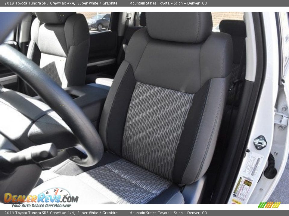 2019 Toyota Tundra SR5 CrewMax 4x4 Super White / Graphite Photo #7