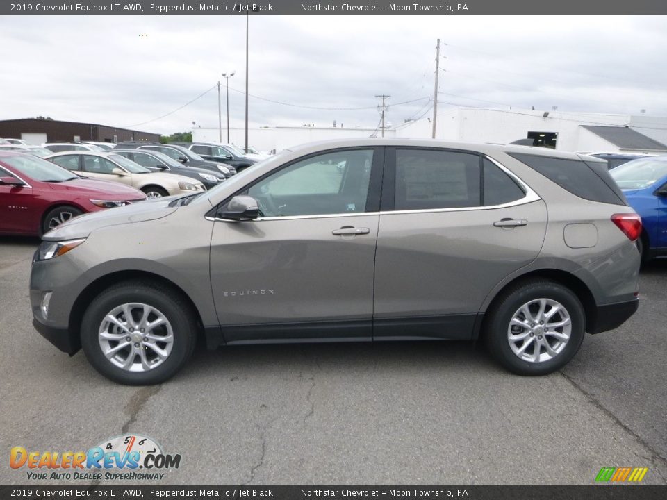 2019 Chevrolet Equinox LT AWD Pepperdust Metallic / Jet Black Photo #2