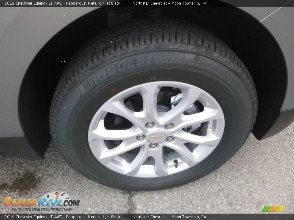 2019 Chevrolet Equinox LT AWD Pepperdust Metallic / Jet Black Photo #9