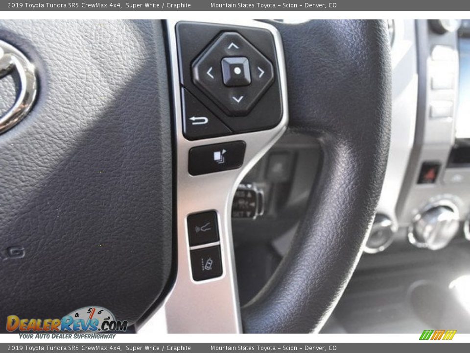 2019 Toyota Tundra SR5 CrewMax 4x4 Super White / Graphite Photo #26