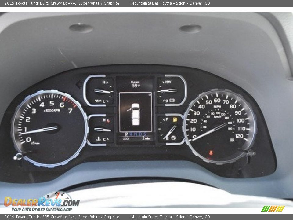 2019 Toyota Tundra SR5 CrewMax 4x4 Super White / Graphite Photo #27