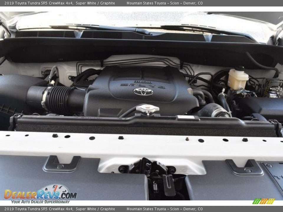 2019 Toyota Tundra SR5 CrewMax 4x4 Super White / Graphite Photo #31