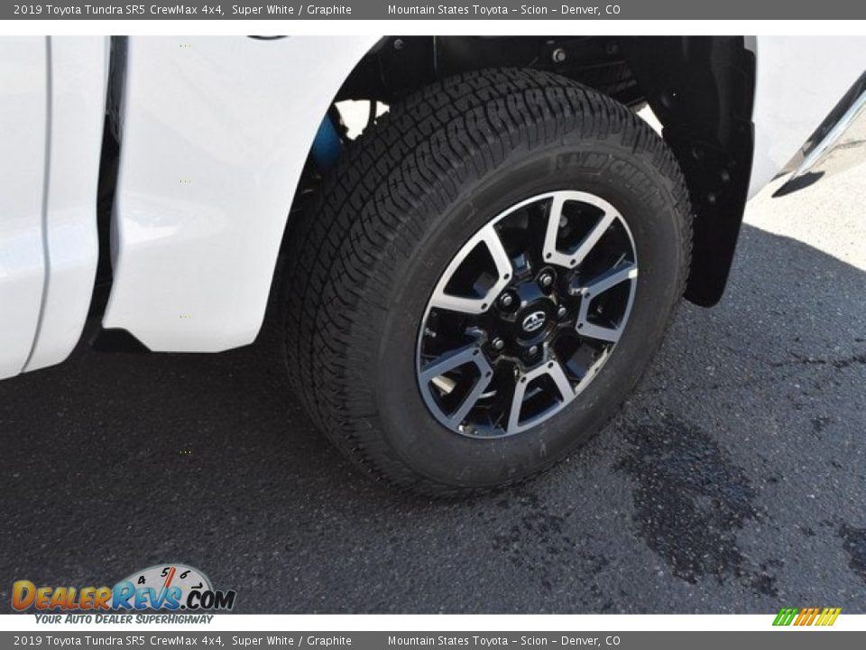 2019 Toyota Tundra SR5 CrewMax 4x4 Super White / Graphite Photo #33