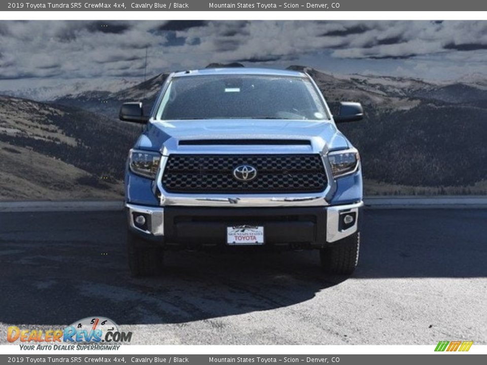 2019 Toyota Tundra SR5 CrewMax 4x4 Cavalry Blue / Black Photo #2