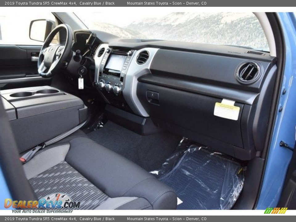 2019 Toyota Tundra SR5 CrewMax 4x4 Cavalry Blue / Black Photo #10