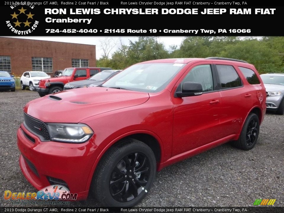 2019 Dodge Durango GT AWD Redline 2 Coat Pearl / Black Photo #1