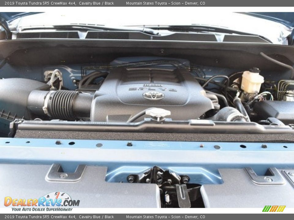 2019 Toyota Tundra SR5 CrewMax 4x4 Cavalry Blue / Black Photo #31