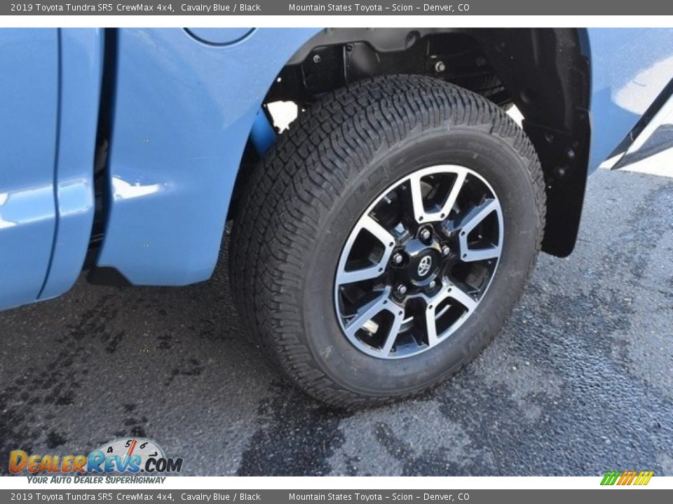 2019 Toyota Tundra SR5 CrewMax 4x4 Cavalry Blue / Black Photo #33