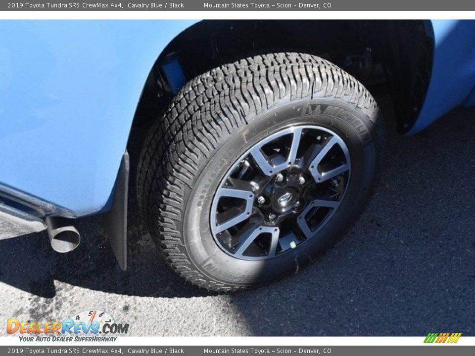 2019 Toyota Tundra SR5 CrewMax 4x4 Cavalry Blue / Black Photo #34