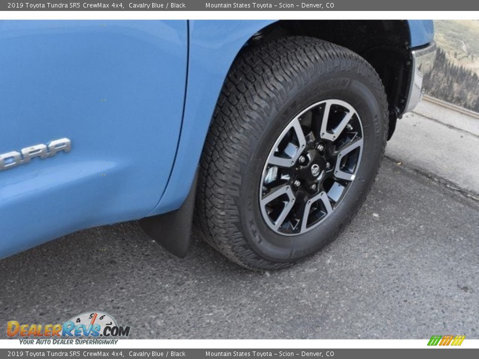 2019 Toyota Tundra SR5 CrewMax 4x4 Cavalry Blue / Black Photo #35
