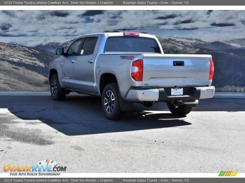 2019 Toyota Tundra Limited CrewMax 4x4 Silver Sky Metallic / Graphite Photo #3