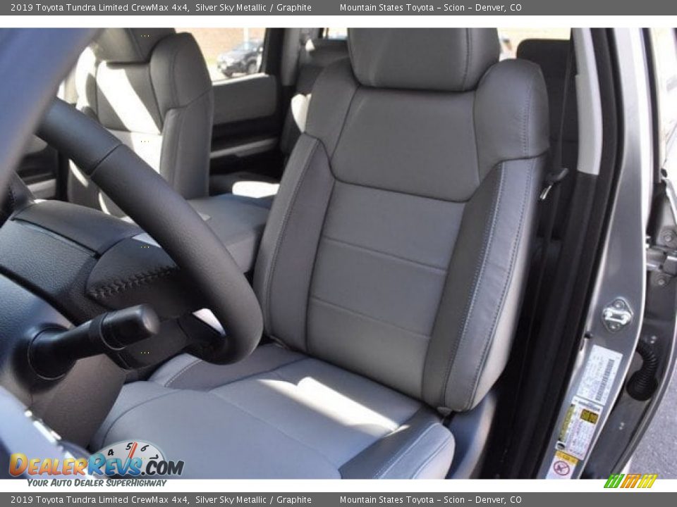Front Seat of 2019 Toyota Tundra Limited CrewMax 4x4 Photo #7