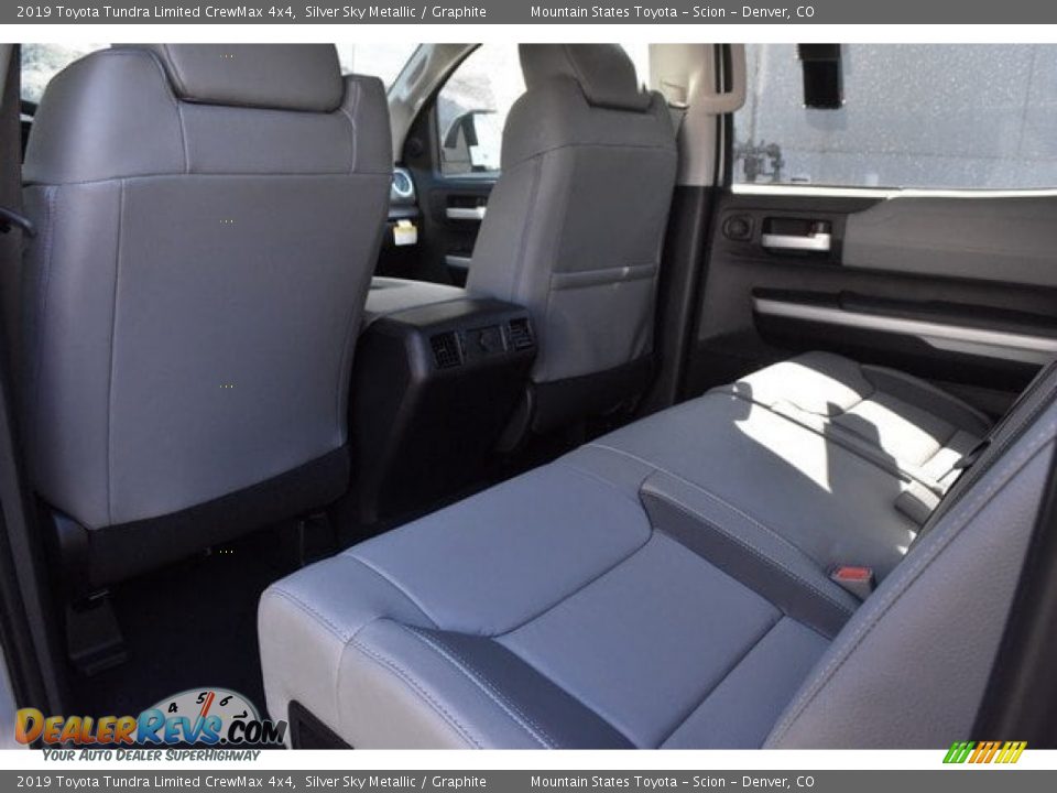 Rear Seat of 2019 Toyota Tundra Limited CrewMax 4x4 Photo #14