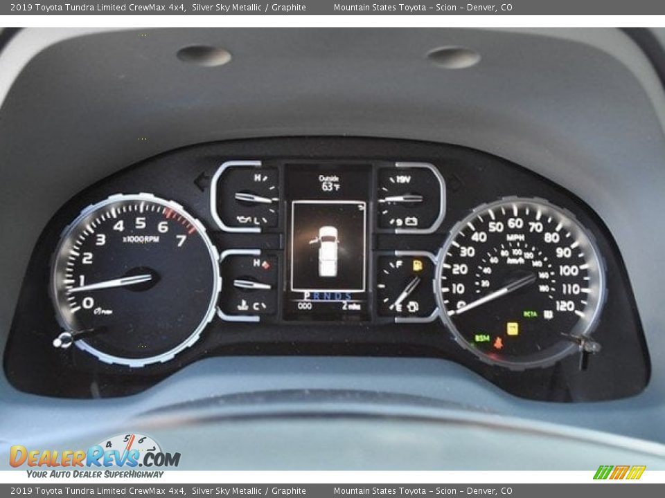 2019 Toyota Tundra Limited CrewMax 4x4 Gauges Photo #28