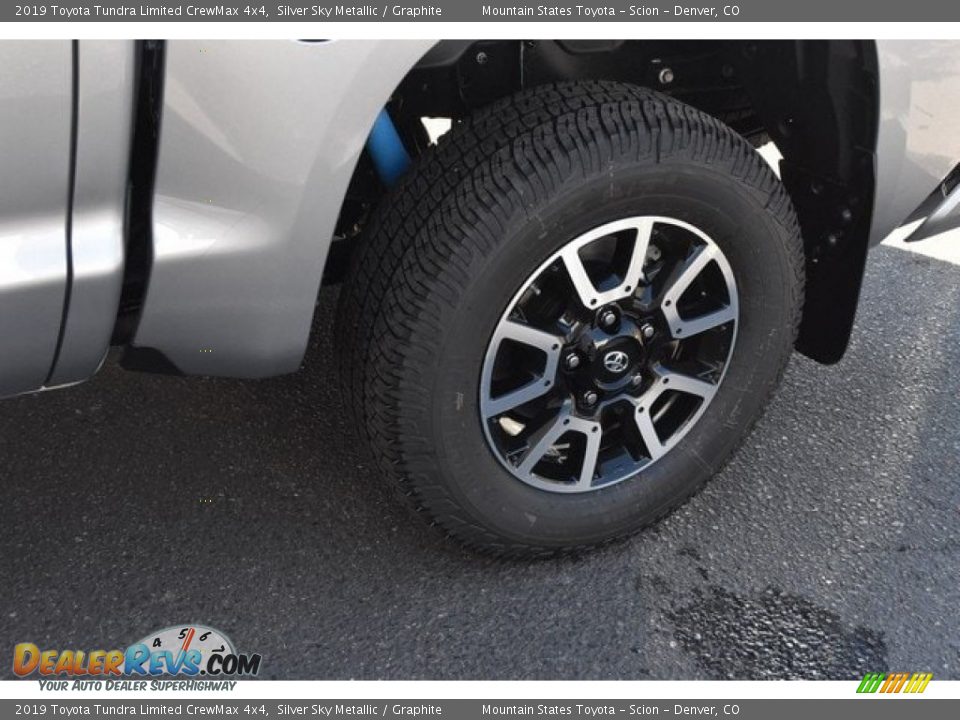 2019 Toyota Tundra Limited CrewMax 4x4 Silver Sky Metallic / Graphite Photo #34