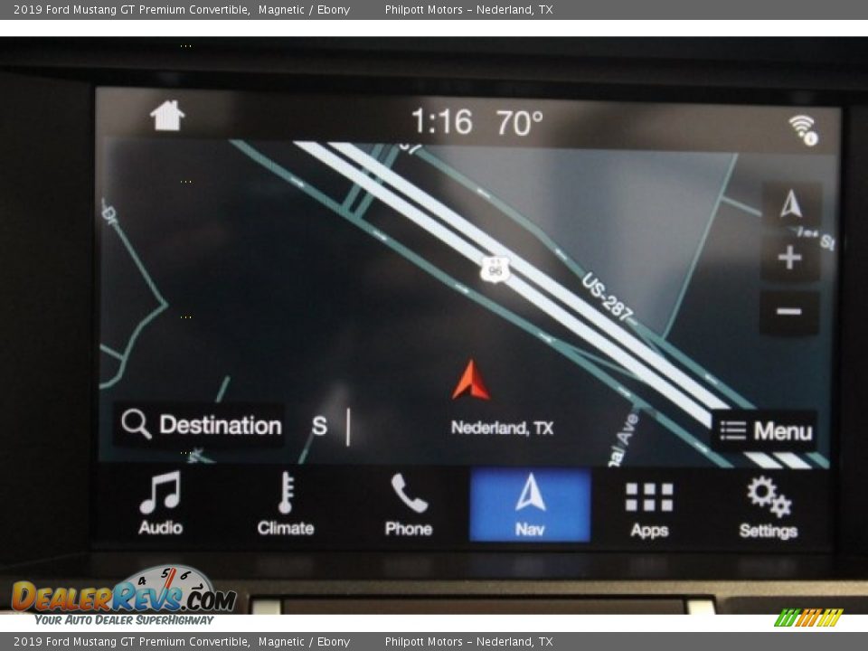 2019 Ford Mustang GT Premium Convertible Magnetic / Ebony Photo #15